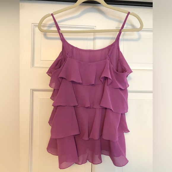 Purple Ruffle Top - Picture 2 of 3